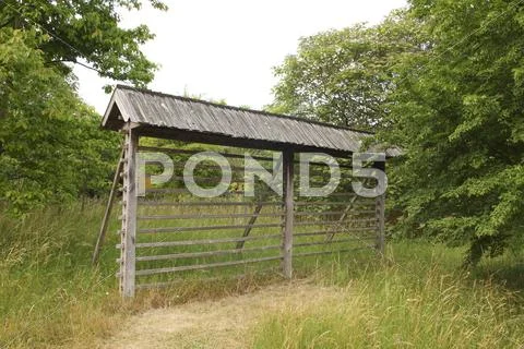 Hay rack Stock Photos