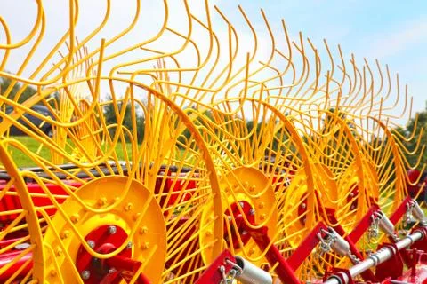 Hay rake Stock Photos