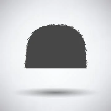Hay stack icon Stock Illustration