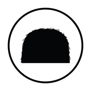 Hay stack icon Stock Illustration