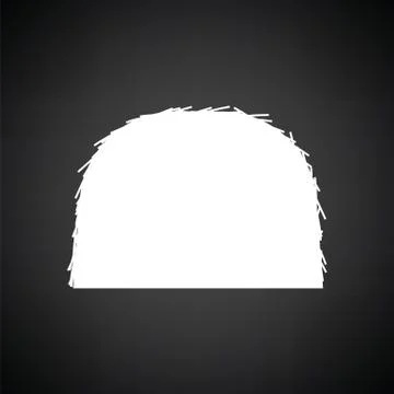 Hay stack icon Stock Illustration