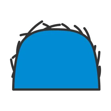 Hay Stack Icon Stock Illustration