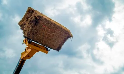 Hay stacker Stock Photos