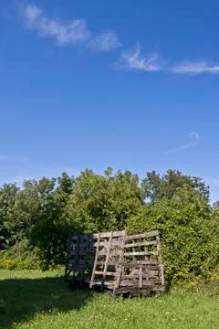 Hay wagon Stock Photos