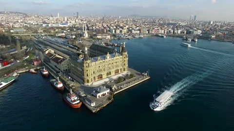 Haydarpasa Train Station Stock Footage 61499658