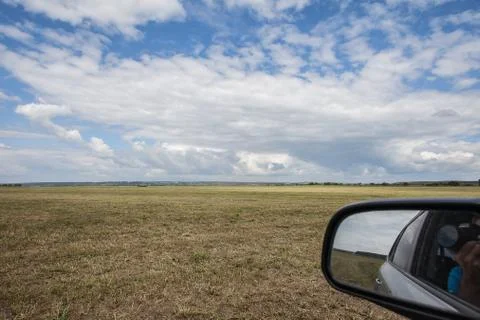 Hayfield Stock Photos