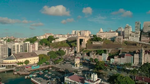 HAYPERLAPSE DO ELEVADOR LACERDA EM SALDOR BAHIA 動画素材 169156301