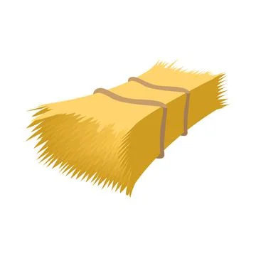Haystack cartoon icon Illustrazione stock
