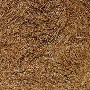 Haystack close up as background texture Stock Photos