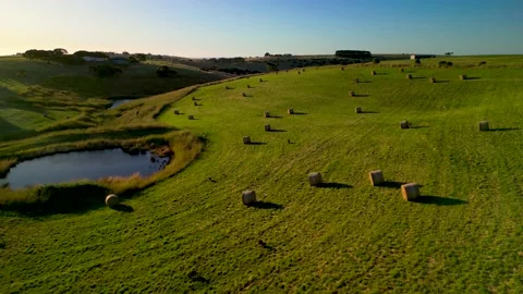 Haystack on field 库存影片 228862239