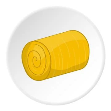 Haystack icon, cartoon style Stock Illustration
