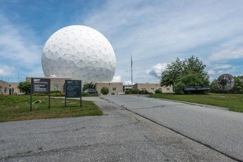 Haystack observatory of massachusetts institute of technology Stock Photos