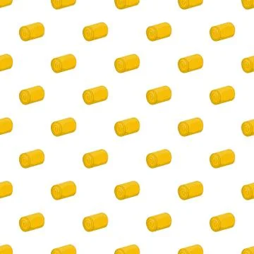 Haystack pattern, cartoon style Illustrazione stock