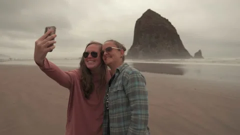 Haystack Rock 3 Stock Footage 233217419