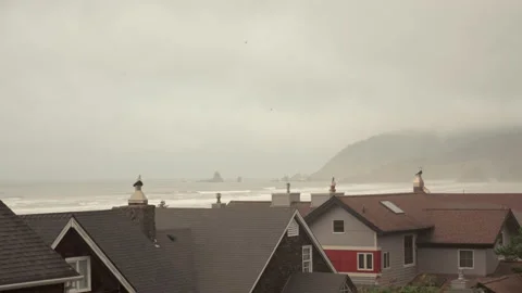 Haystack Rock 8 Video stock 233217576