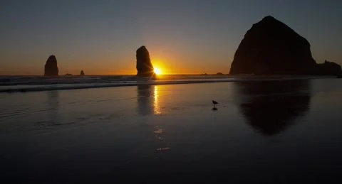 Haystack Rock &amp; Needles: Oregon Coast 스톡 동영상 339270168