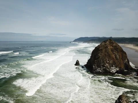 Haystack Rock - Oregon Stock Photos