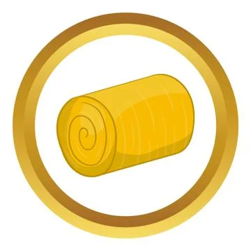 Haystack vector icon Stock Illustration