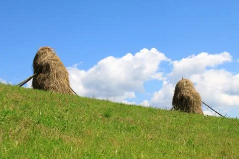Haystacks Stock-Fotos