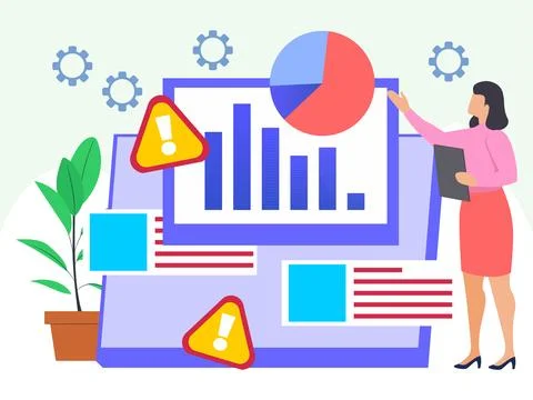 Hazard Analysis Concept Illustration Style Stock Illustration