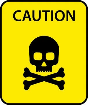 Hazard danger vector signs set. Radiation sign, High voltage, Exclamation point Stock Illustration