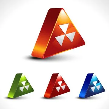 Hazard icon Stock Illustration