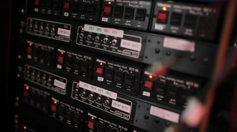 Hazard Video Bottons Stock Footage 34037661