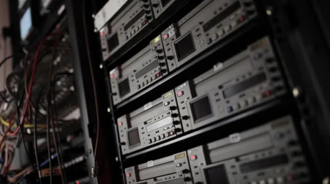 Hazard Video Racks 1 Stock Footage 34037796