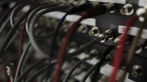 Hazard Video Racks 6 Stock Footage 34037192