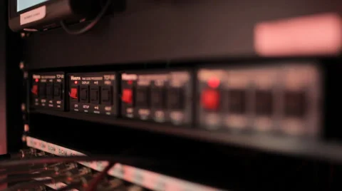 Hazard Video Racks rack focus 4 Stock Footage 34037322
