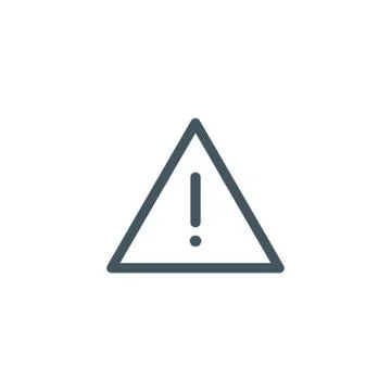 Hazard warning attention sign. Caution icon, safety instructions. Stock Vector Stock Illustration