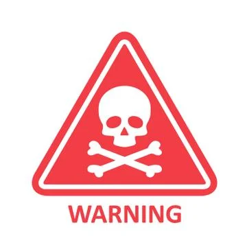 Hazard warning symbol vector icon flat sign symbol with exclamation mark isol Stock Illustration