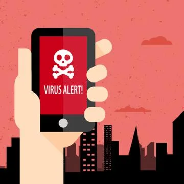 Hazardous area notification Stock Illustration