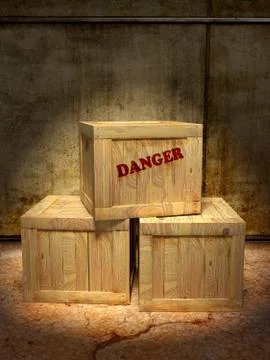 Hazardous content Stock Illustration