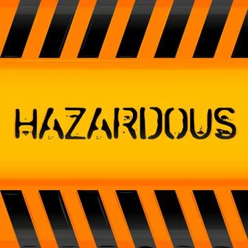 Hazardous icon Stock-Illustration