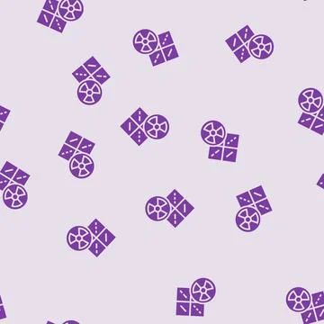 Hazardous materials tool work glyph seamless pattern Illustrazione stock