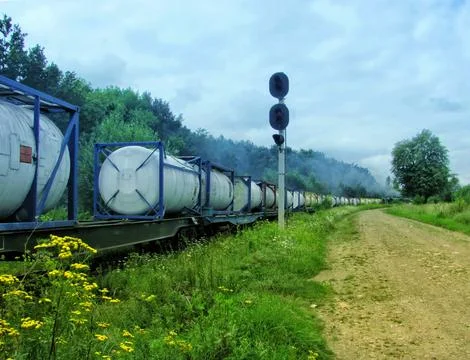 Hazardous Materials Train Stock Photos