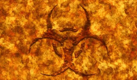 Hazardous Sign Stock Illustration