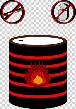 Hazardous warning|Adobe Illustrator. Stock Illustration