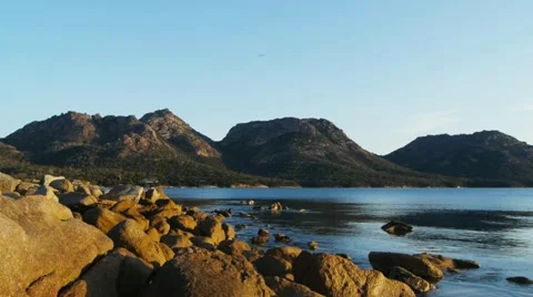 The hazards at sunset Stock Footage 12358396