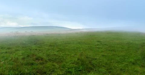 Haze in the hills Stock Photos