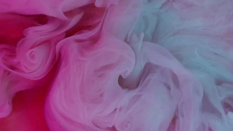 Haze ink explosion mist paint splash spill cloud Stock Footage 339781563