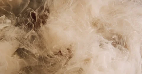 Haze motion steam background mystical beige ink Stock Footage 278570491