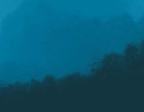 Haze on the slope Stock Illustration