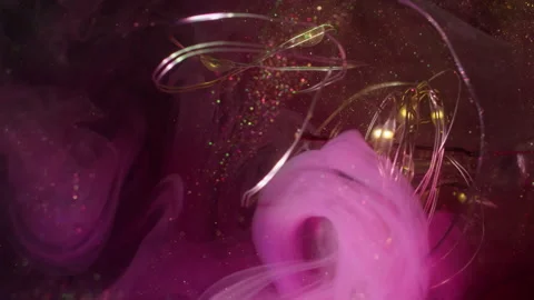 Haze wave defocused string garland glow ink light Stockbeeldmateriaal 329281028