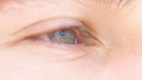Hazel eye of person Stock Footage 85789211