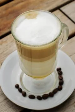 Hazelnut Coffee Latte Foto stock