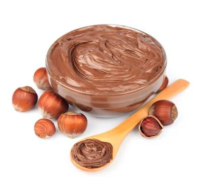 Hazelnut cream Stock Photos