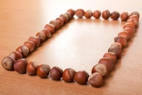 Hazelnut food Stock Photos