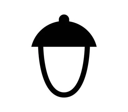Hazelnut icon illustrated in vector on white background hazelnut icon illu... Stock Photos